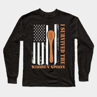 wooden spoon survivor Long Sleeve T-Shirt